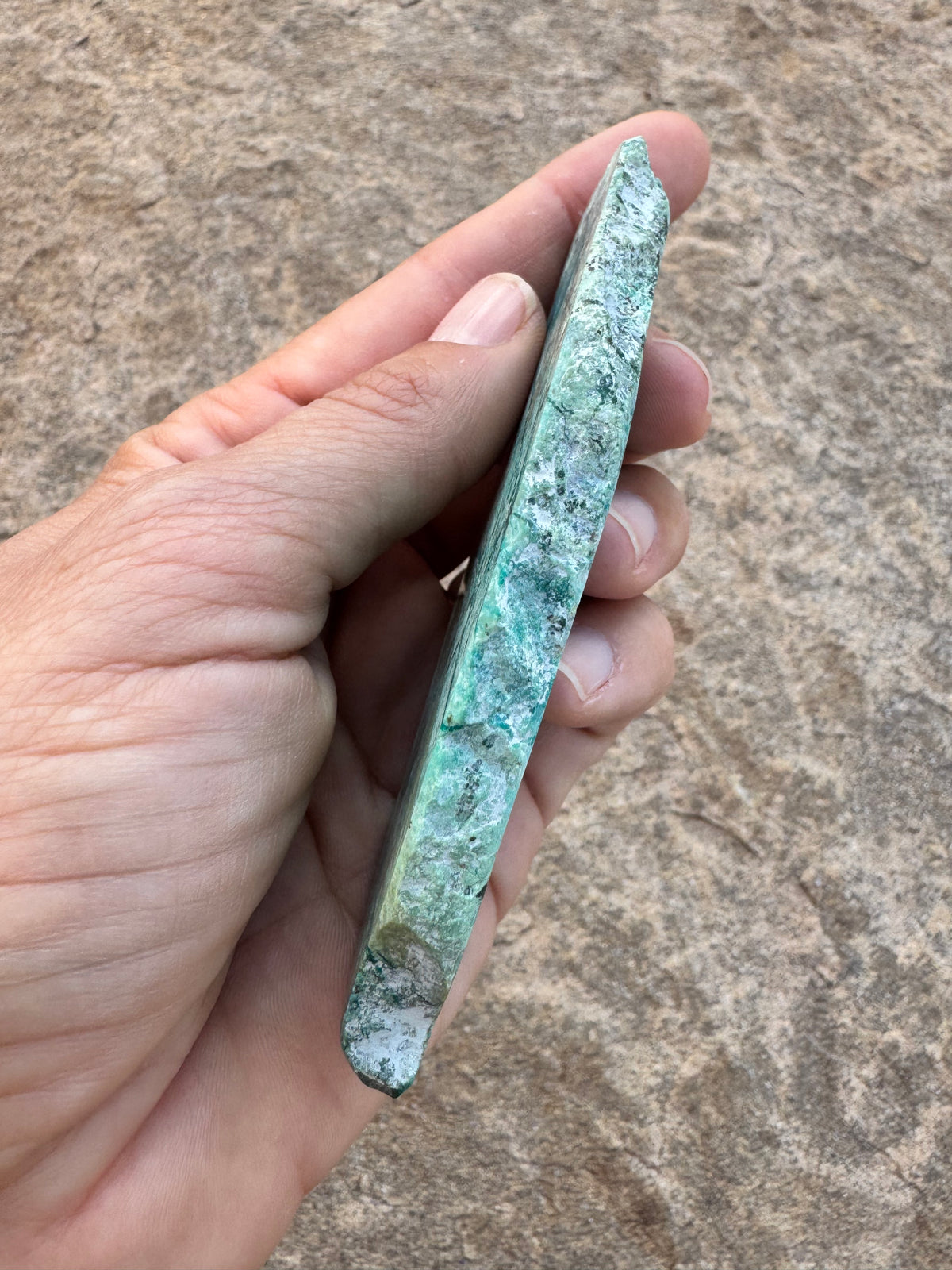 Blue River Chrysocolla Slab 68g