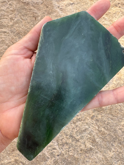 Canadian Nephrite Jade Slab 162g