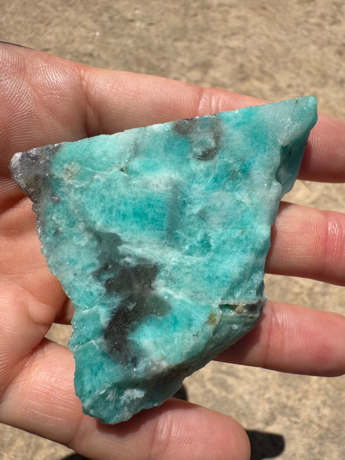 Amazonite Polished Slab 50g