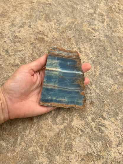 Blue Onyx Calcite Slab 155g