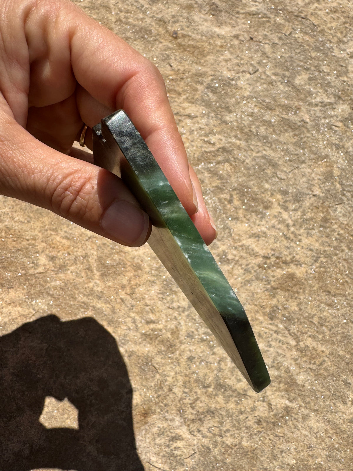 Canadian Nephrite Jade Slab 75g