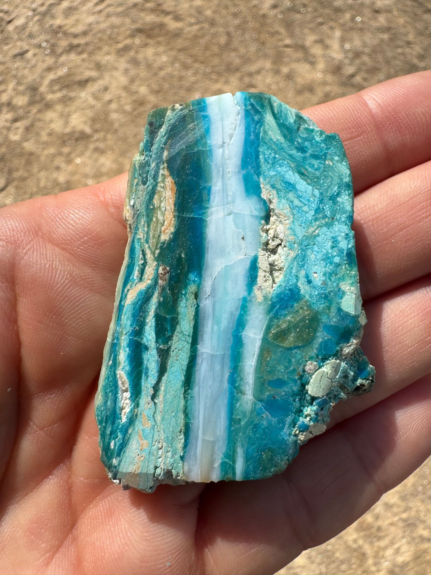 Peruvian Blue Opalina Slab 24g