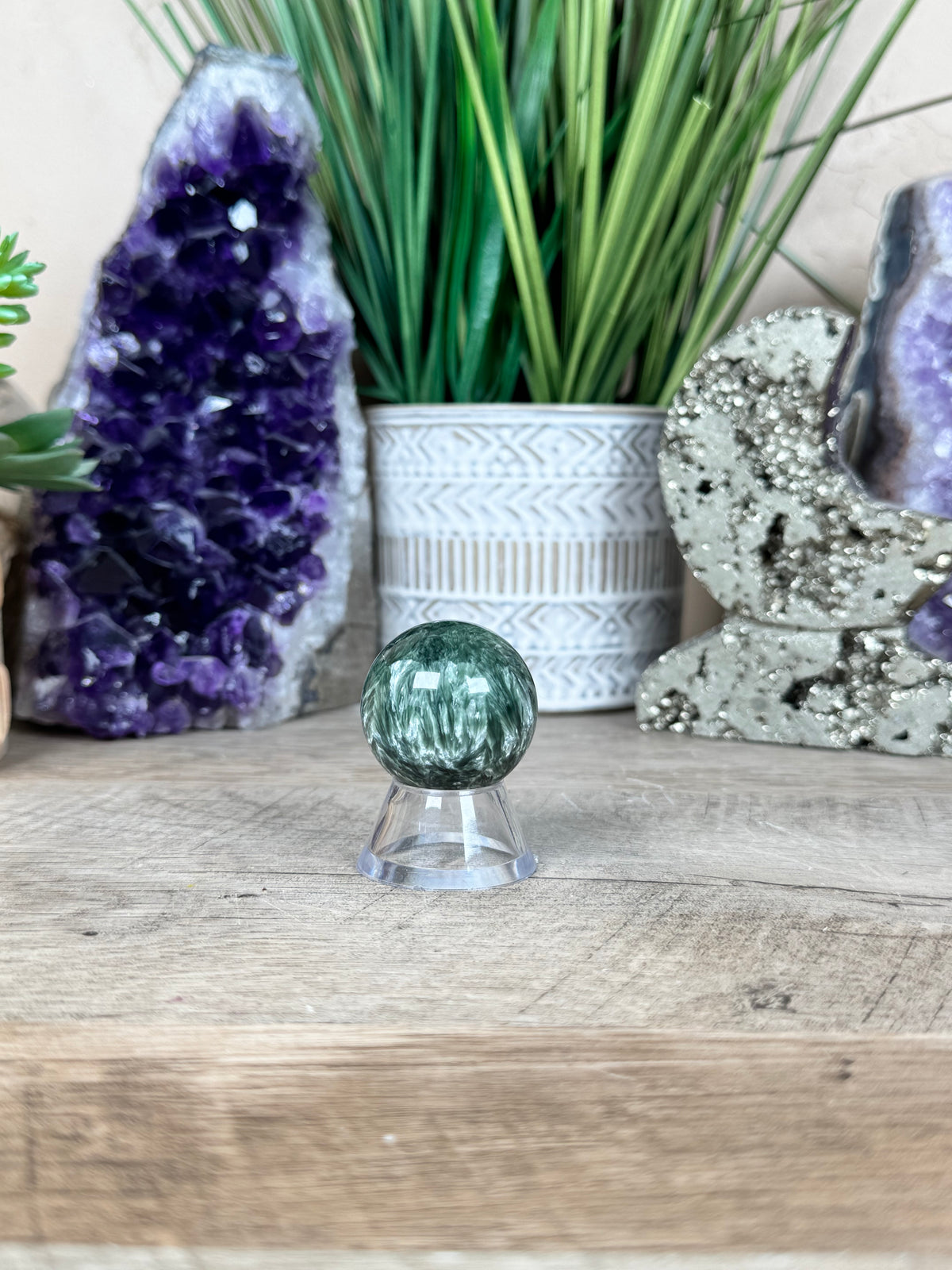 Seraphinite Sphere 31mm (1.25")