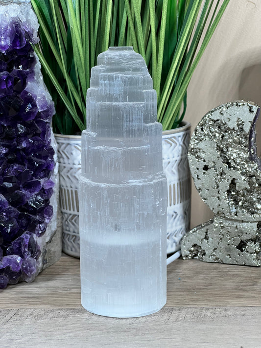 6 inch Selenite Lamp