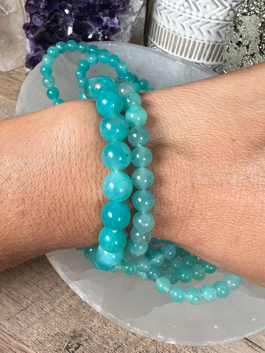 Amazonite Bracelet - Purple Door Alchemy