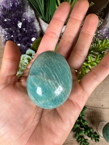 Amazonite Egg - Purple Door Alchemy