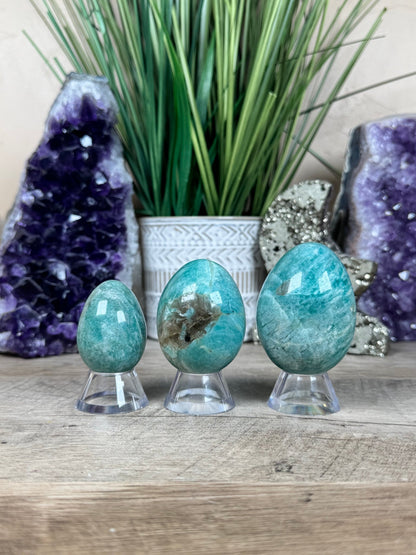 Amazonite Egg - Purple Door Alchemy