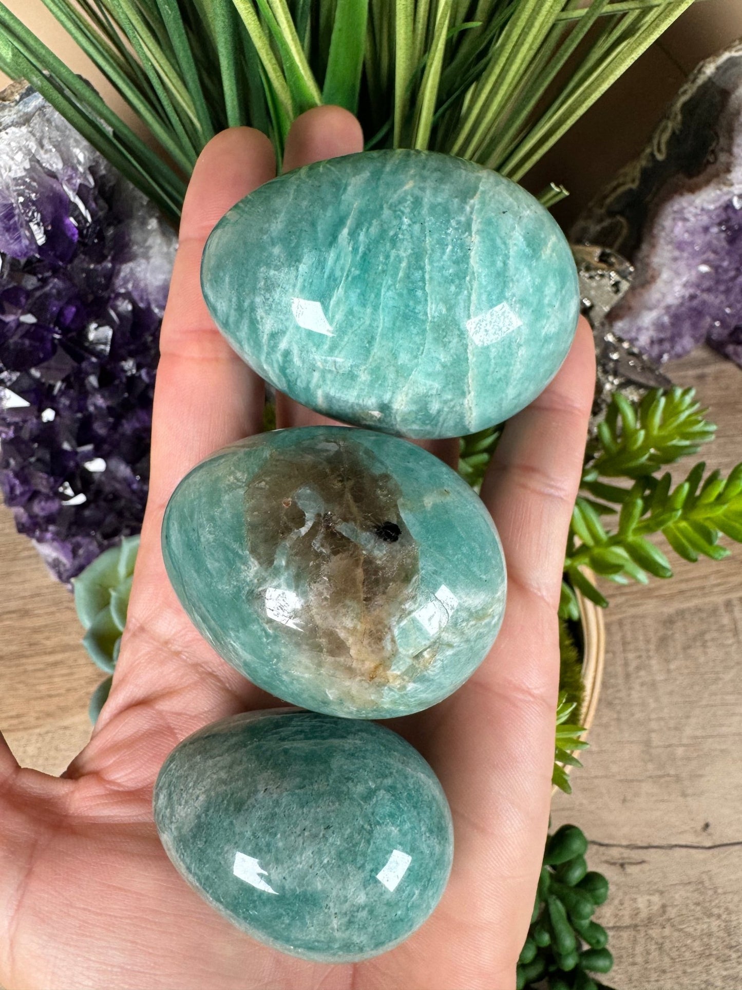 Amazonite Egg - Purple Door Alchemy