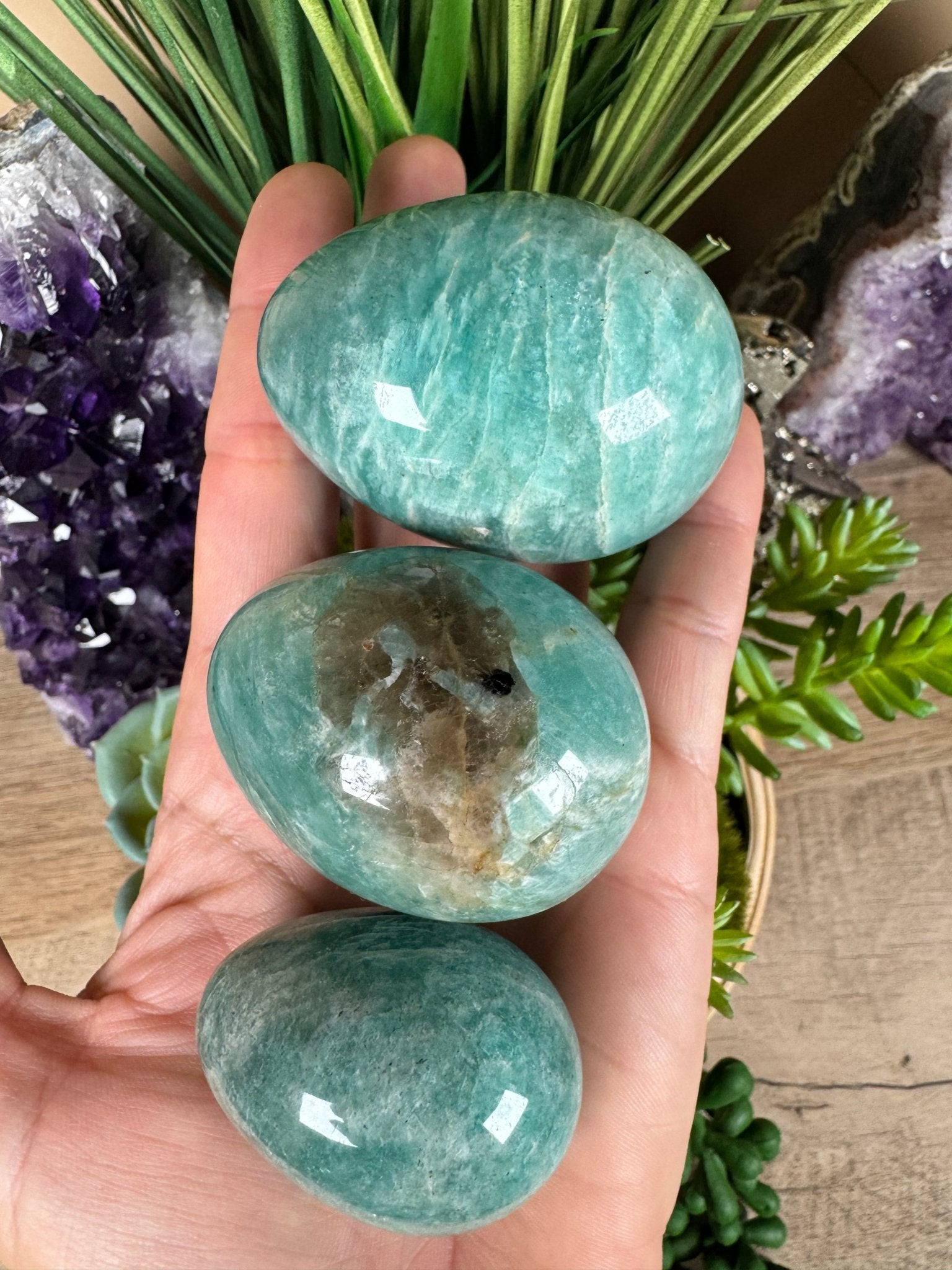 Amazonite Egg - Purple Door Alchemy