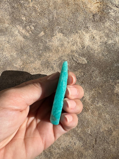 Amazonite Polished Slab 38g - Purple Door Alchemy