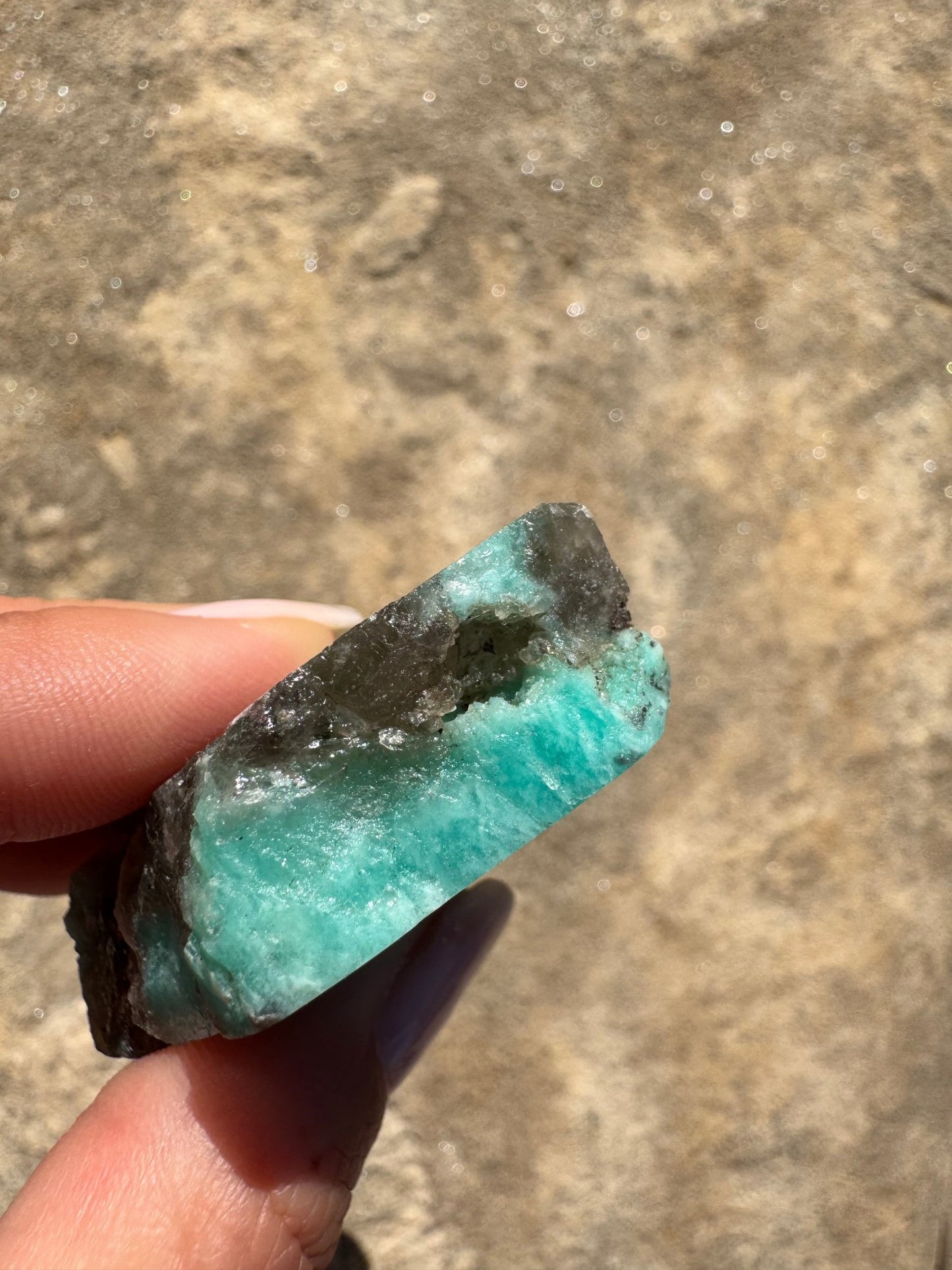 Amazonite Polished Slab 65g - Purple Door Alchemy