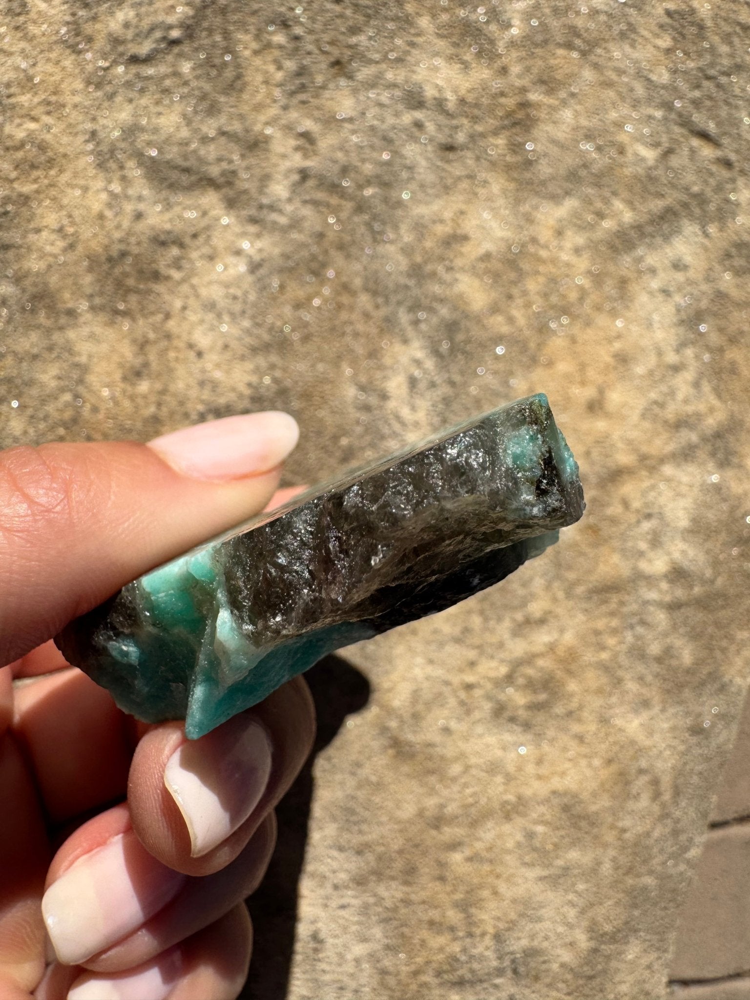 Amazonite Polished Slab 65g - Purple Door Alchemy