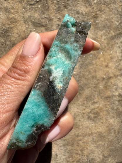 Amazonite Polished Slab 65g - Purple Door Alchemy
