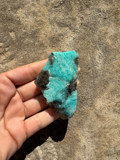 Amazonite Polished Slab 65g - Purple Door Alchemy