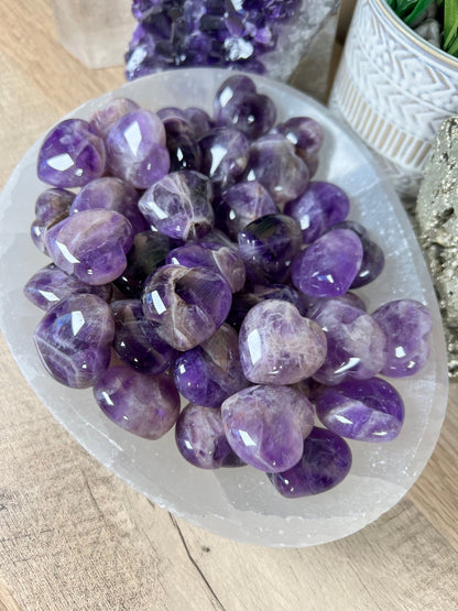 Amethyst Hearts - Purple Door Alchemy