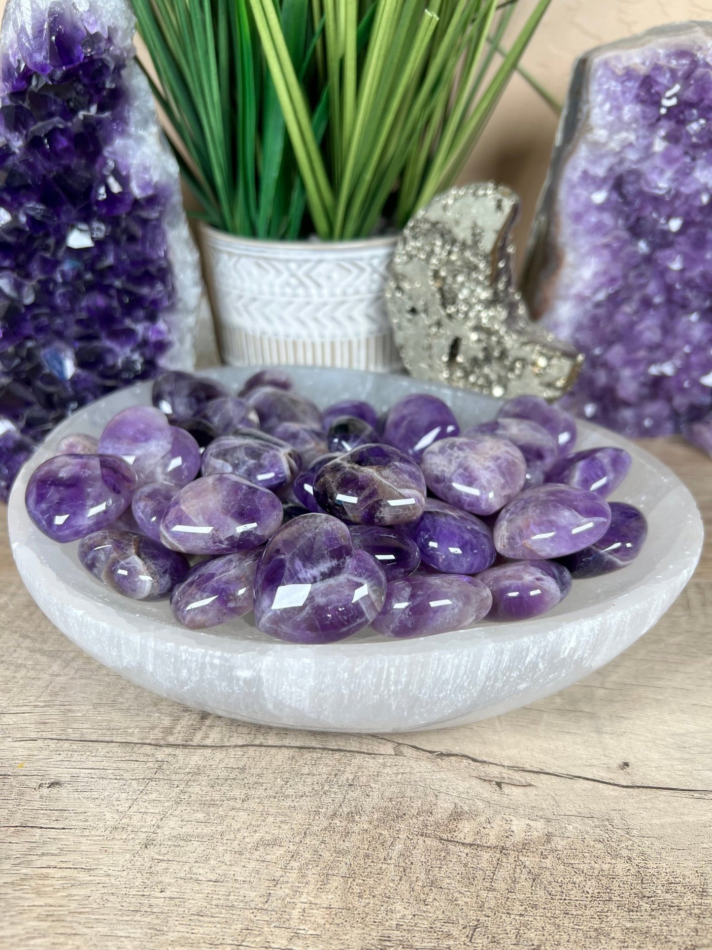 Amethyst Hearts - Purple Door Alchemy