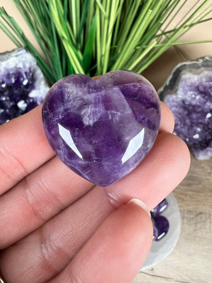 Amethyst Hearts - Purple Door Alchemy
