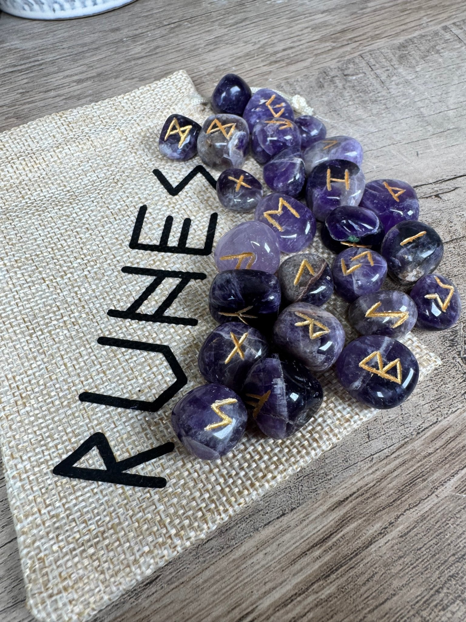 Amethyst Runes - Purple Door Alchemy