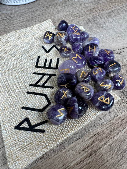 Amethyst Runes - Purple Door Alchemy