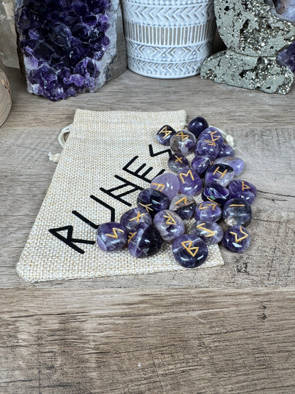 Amethyst Runes - Purple Door Alchemy