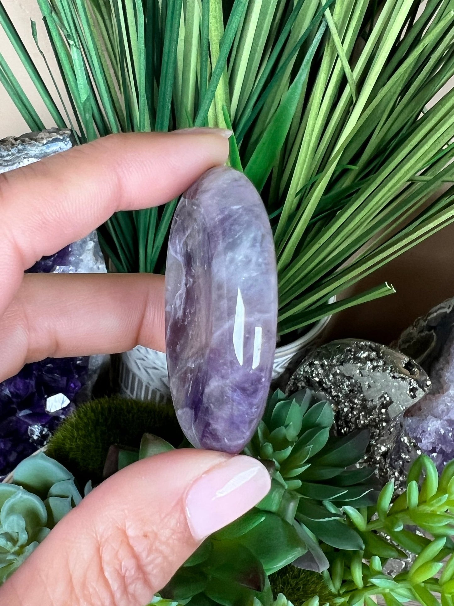 Amethyst Worry Stone - Purple Door Alchemy