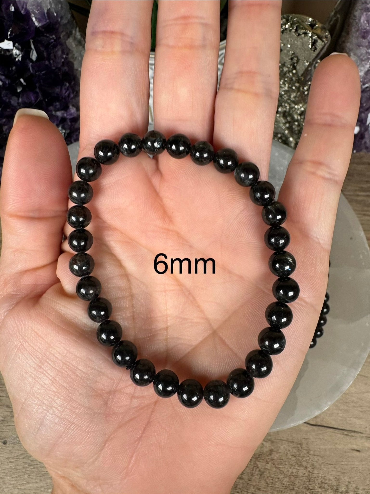 Arfvedsonite Bracelet - Purple Door Alchemy