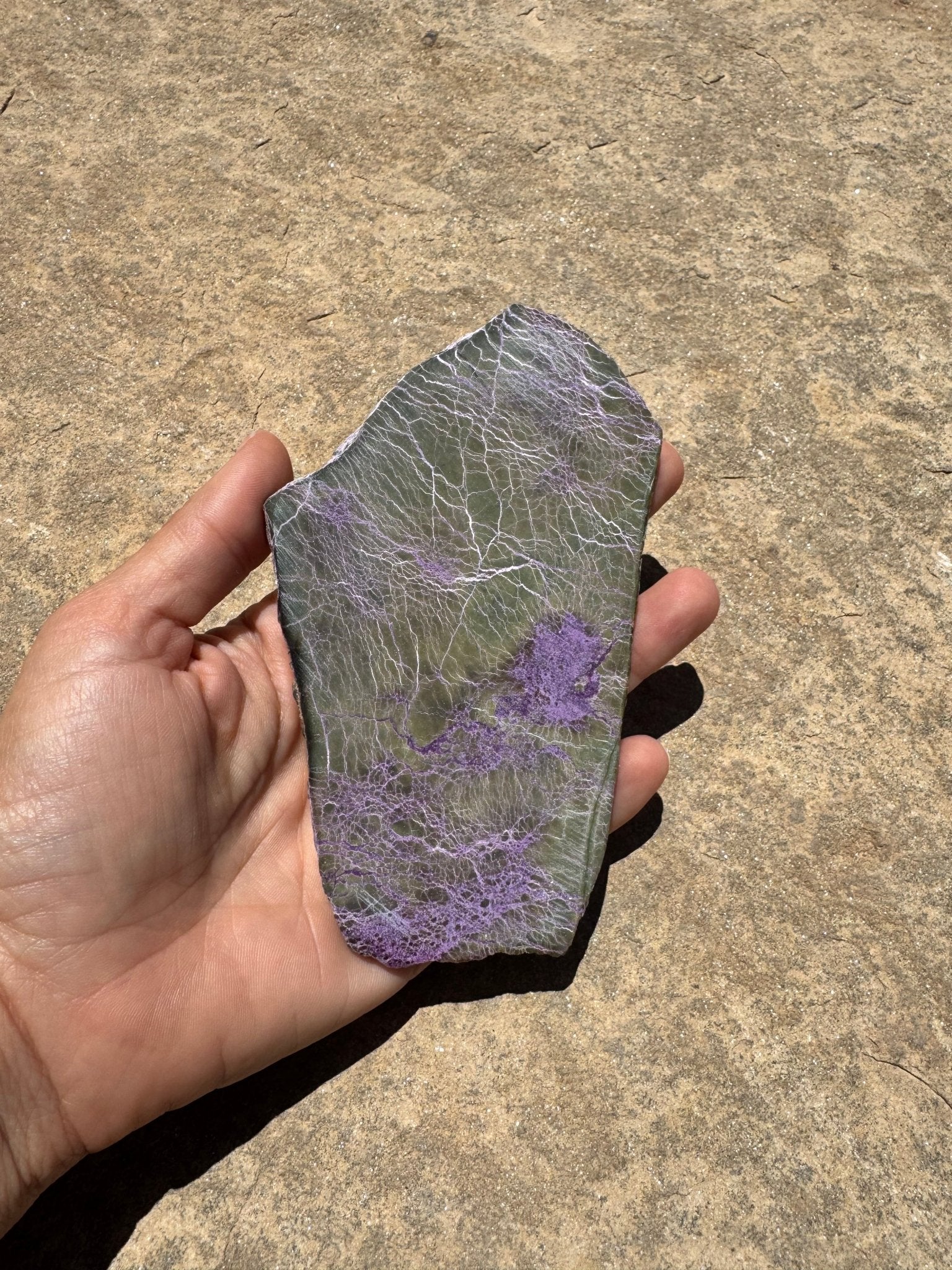 Atlantisite Slab 126g - Purple Door Alchemy