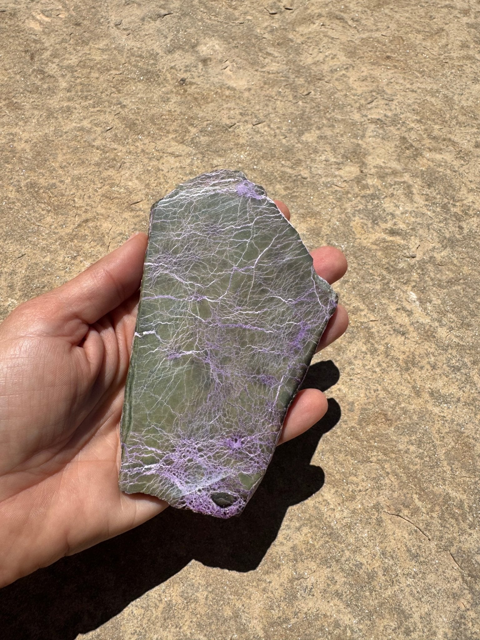 Atlantisite Slab 126g - Purple Door Alchemy