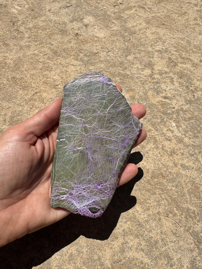 Atlantisite Slab 126g - Purple Door Alchemy