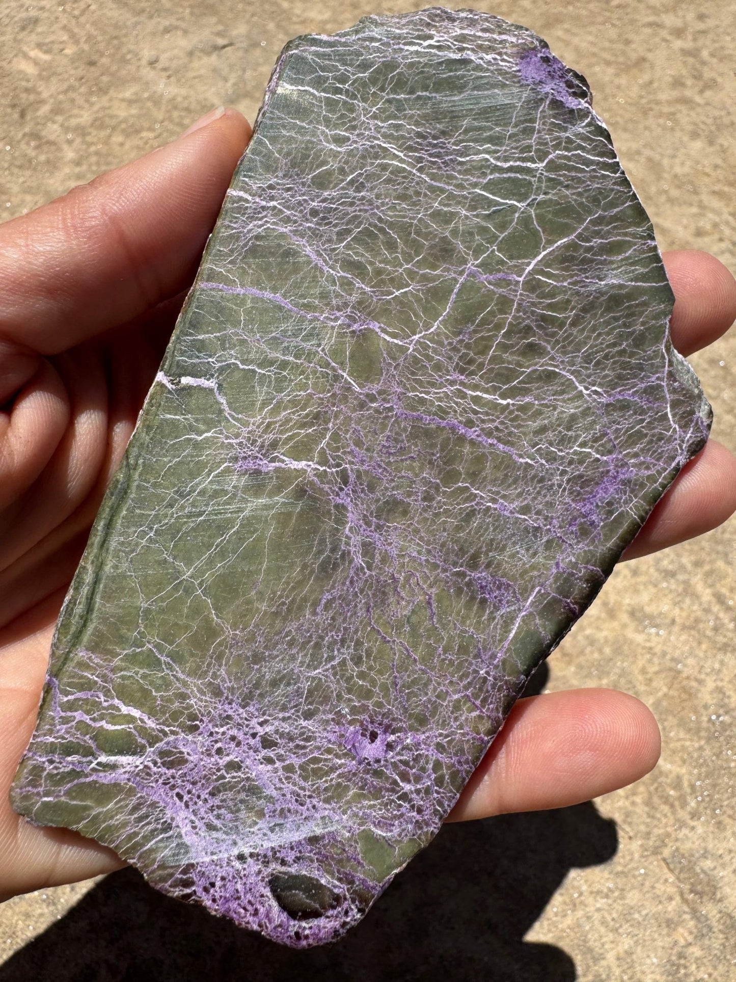 Atlantisite Slab 126g - Purple Door Alchemy