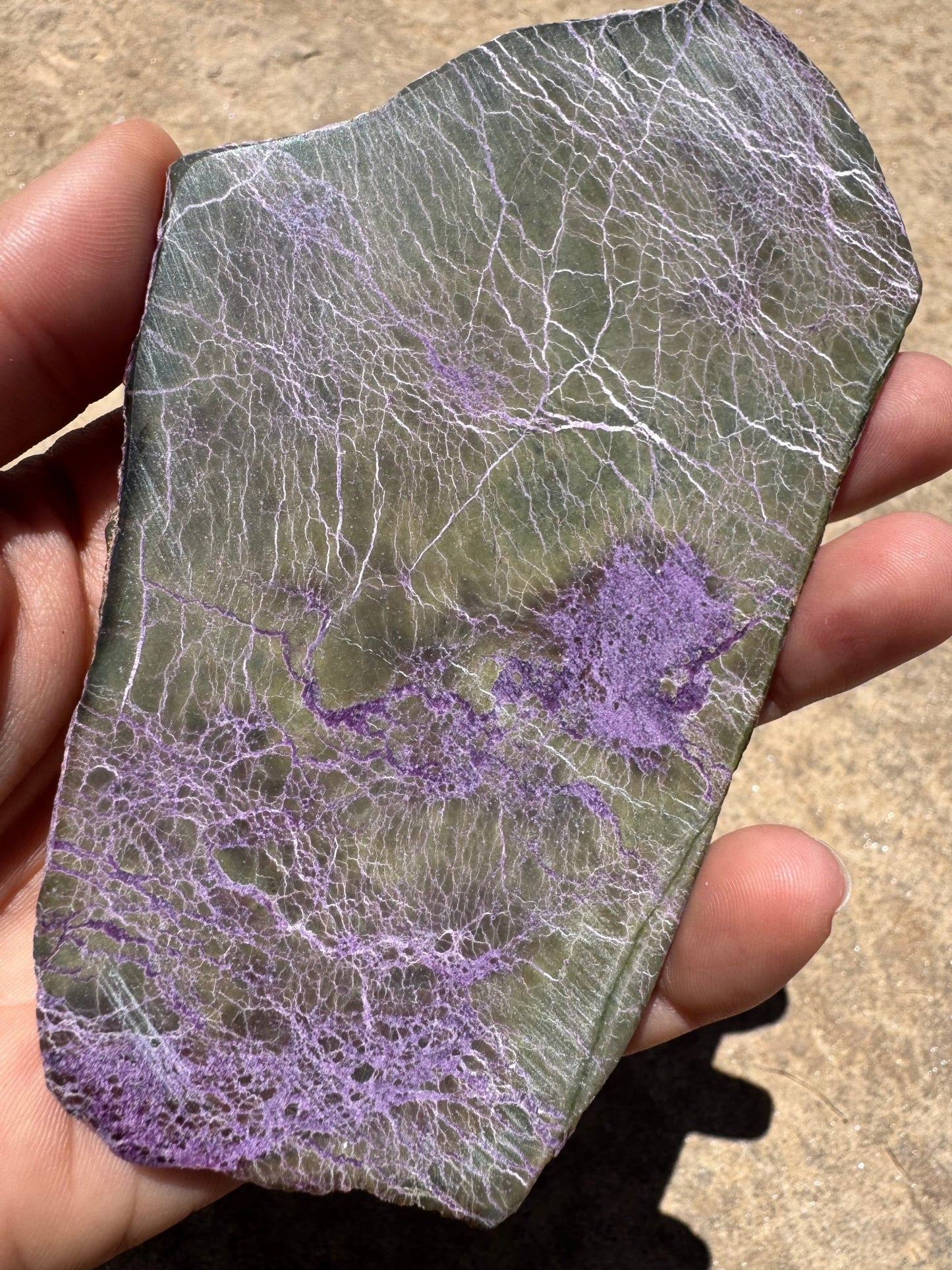 Atlantisite Slab 126g - Purple Door Alchemy