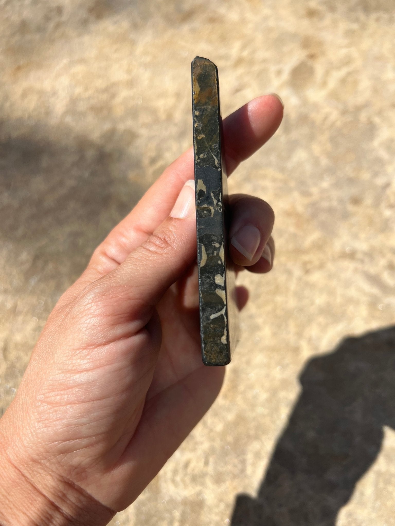 Australian Black Jade Slab 112g - Purple Door Alchemy