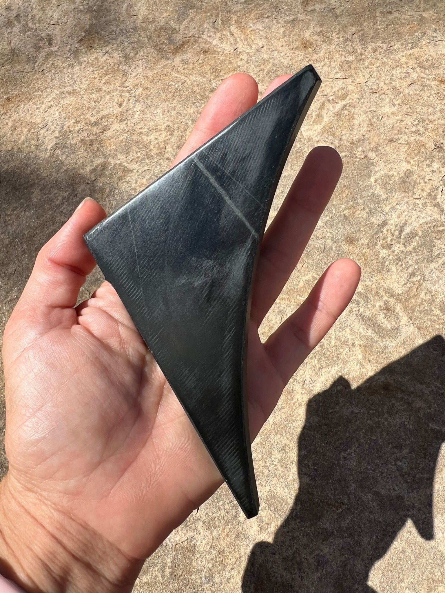 Australian Black Jade Slab 112g - Purple Door Alchemy