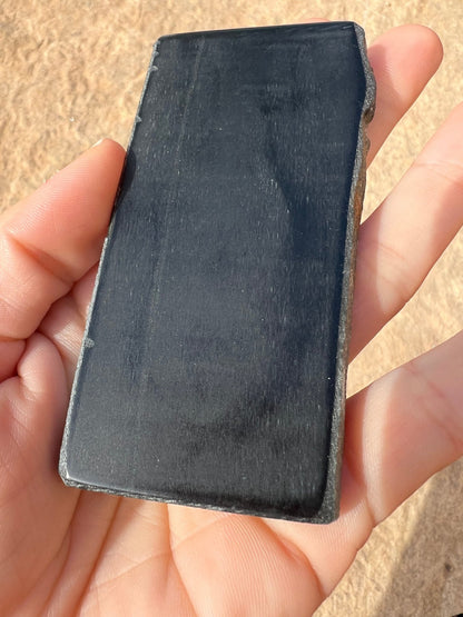 Australian Black Jade Slab 116g - Purple Door Alchemy