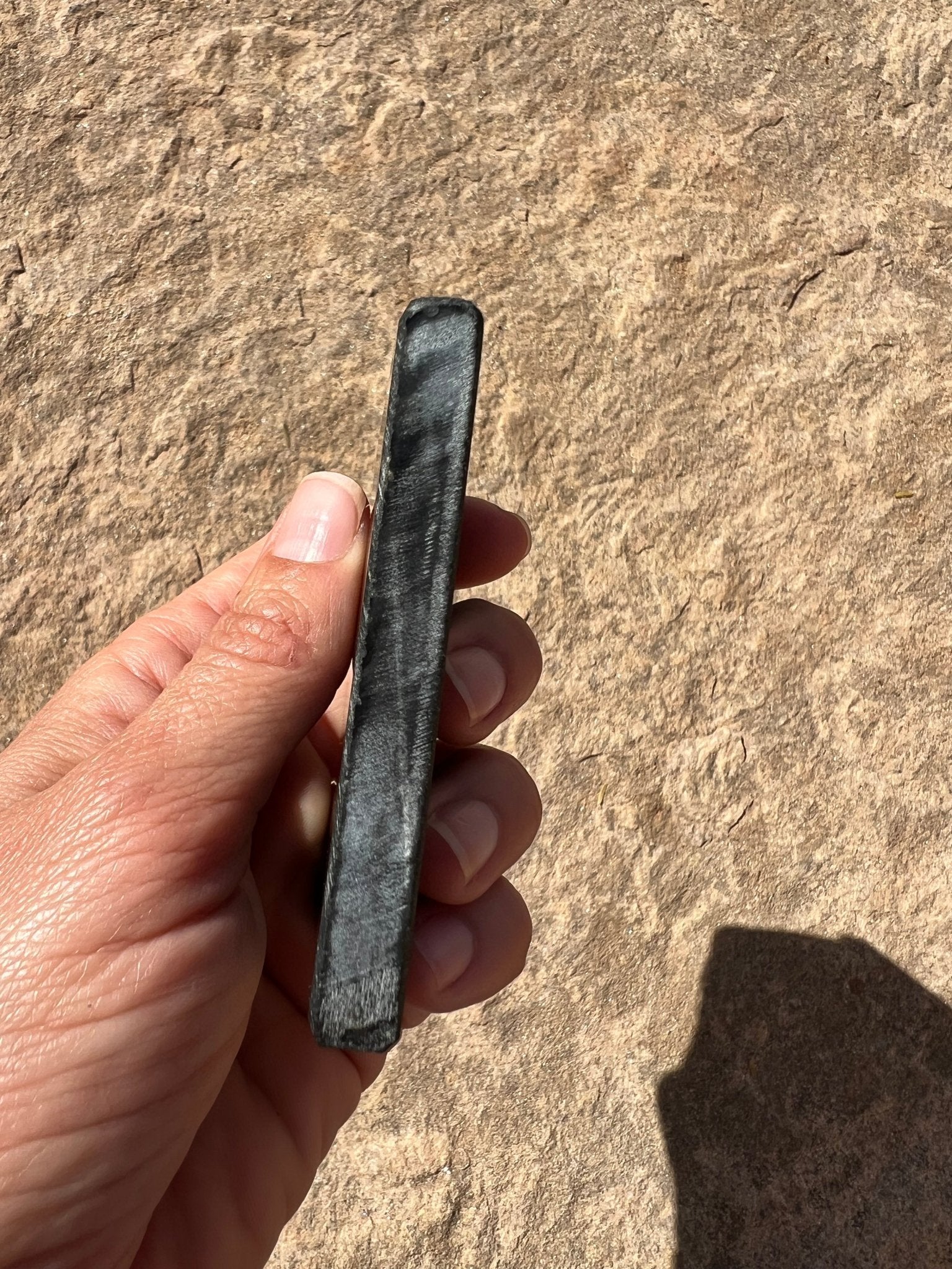 Australian Black Jade Slab 118g - Purple Door Alchemy