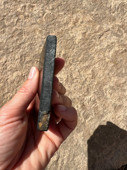 Australian Black Jade Slab 118g - Purple Door Alchemy