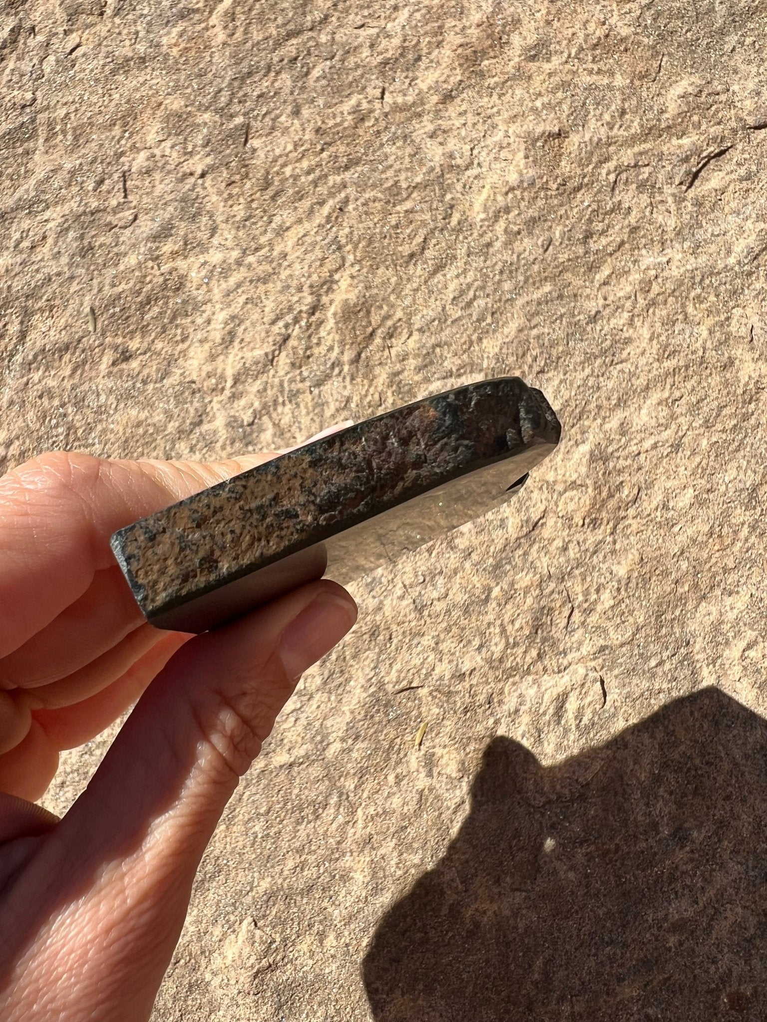 Australian Black Jade Slab 123g - Purple Door Alchemy