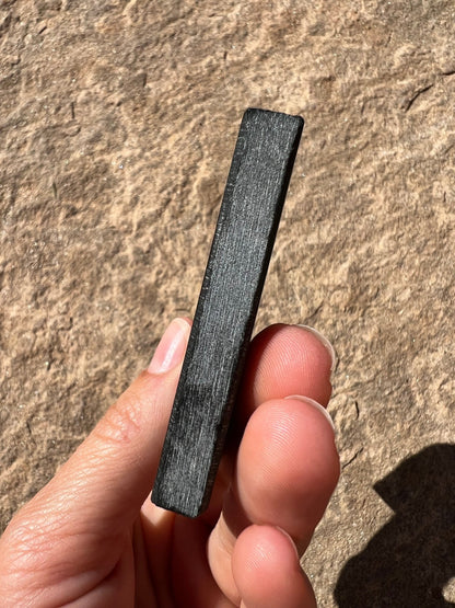 Australian Black Jade Slab 123g - Purple Door Alchemy