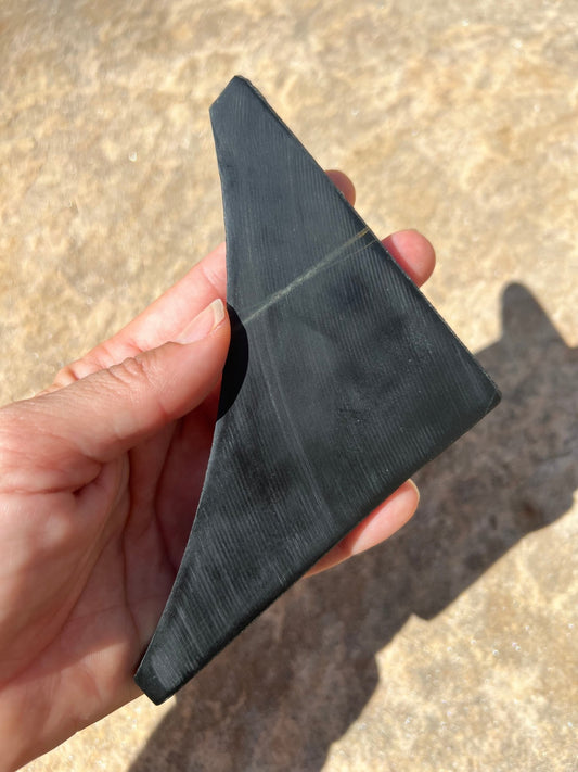 Australian Black Jade Slab 134g - Purple Door Alchemy
