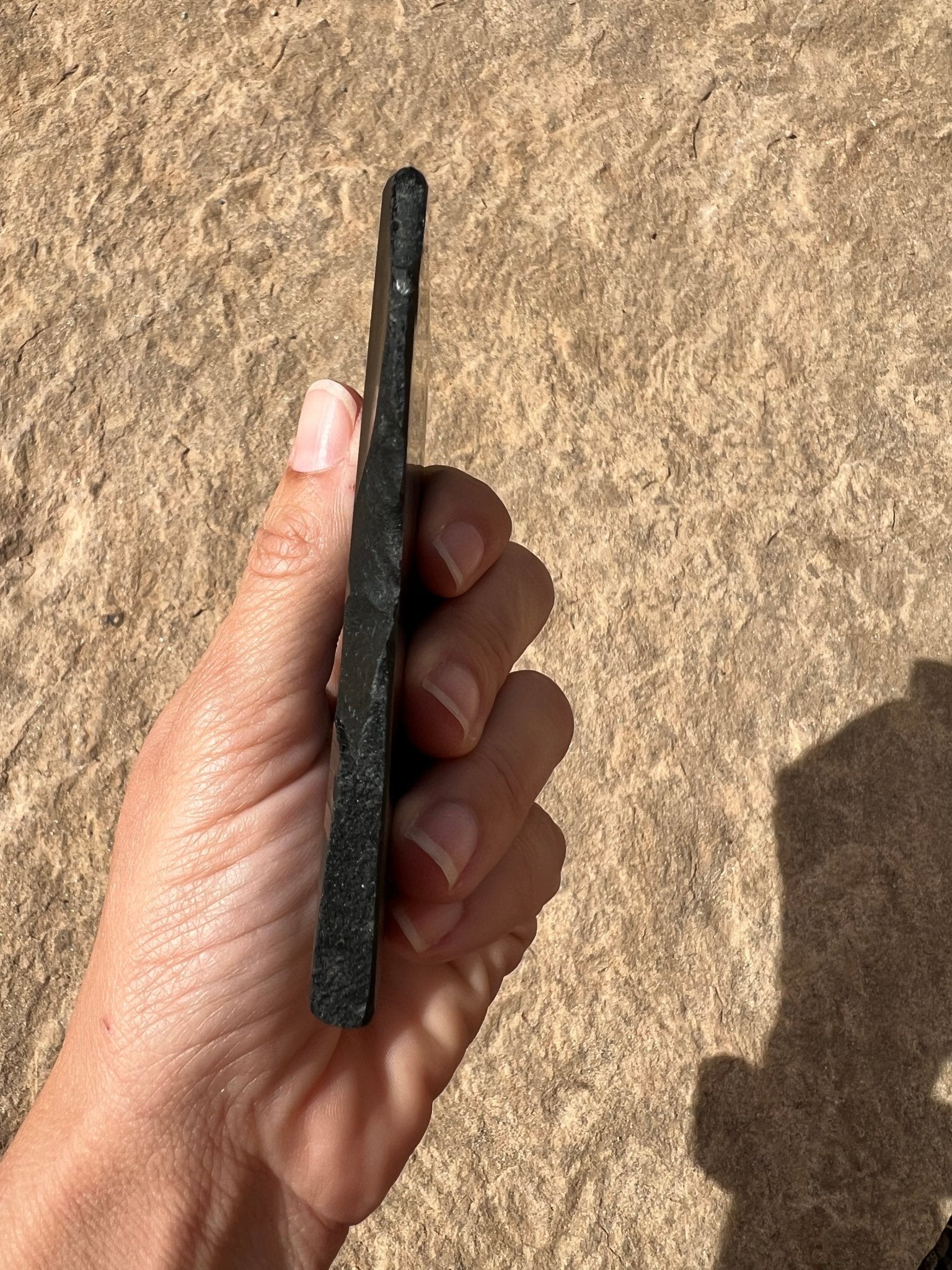 Australian Black Jade Slab 139g - Purple Door Alchemy