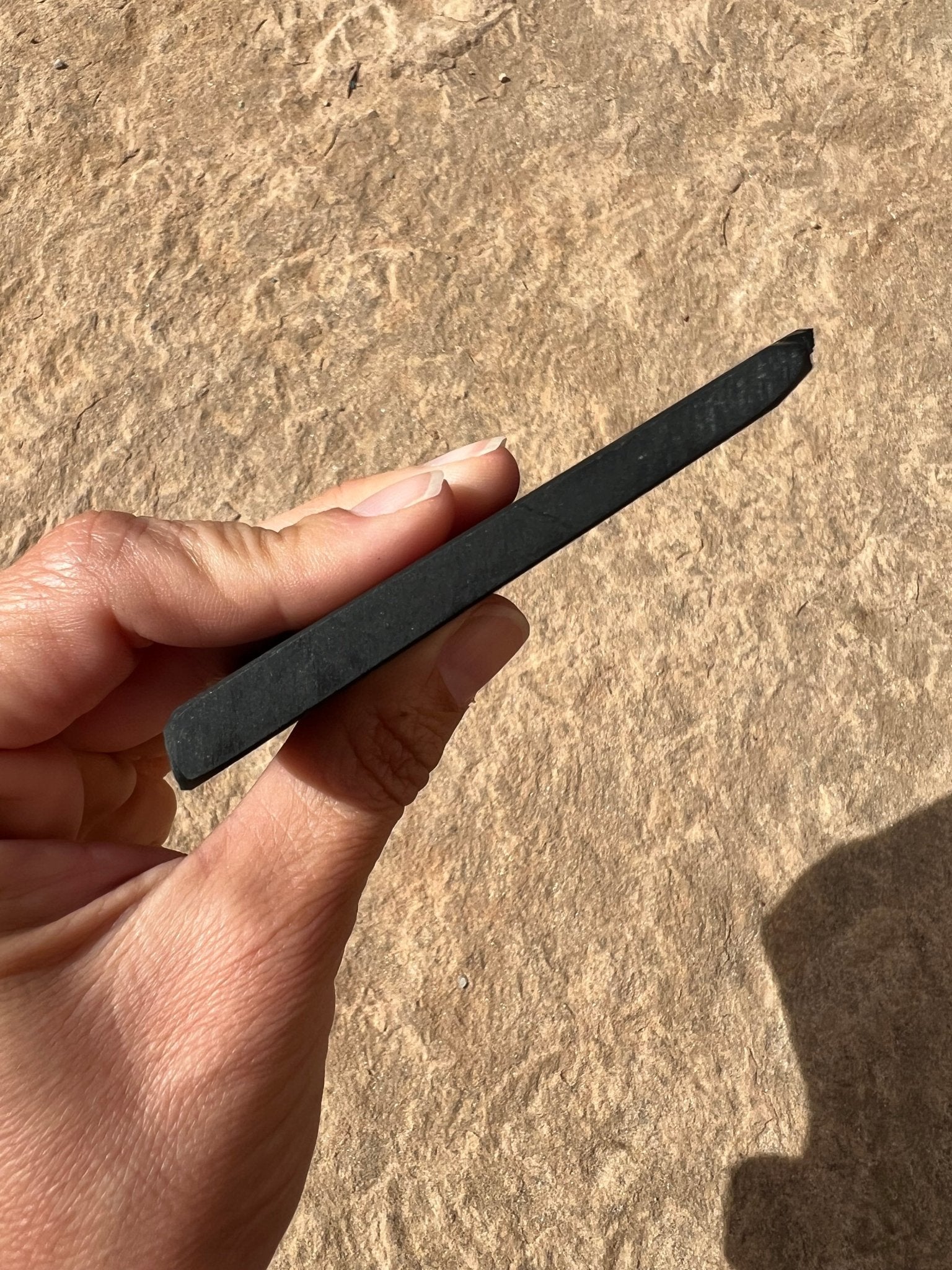 Australian Black Jade Slab 139g - Purple Door Alchemy