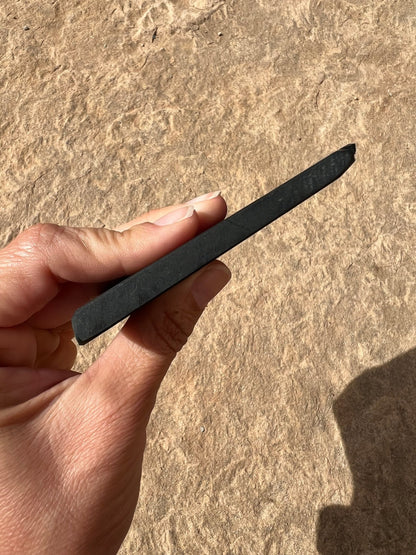 Australian Black Jade Slab 139g - Purple Door Alchemy