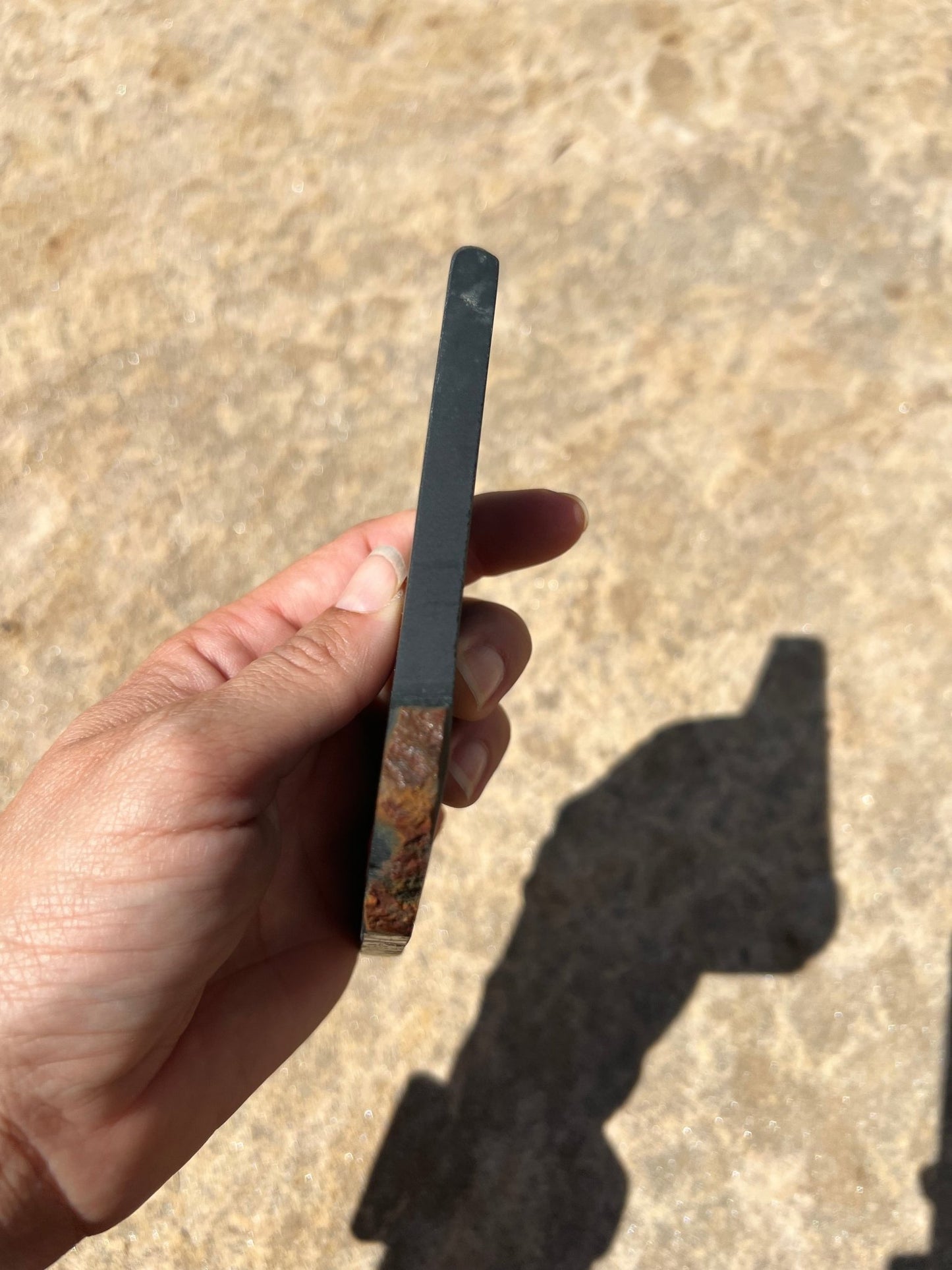 Australian Black Jade Slab 164g - Purple Door Alchemy