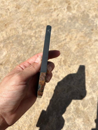 Australian Black Jade Slab 164g - Purple Door Alchemy