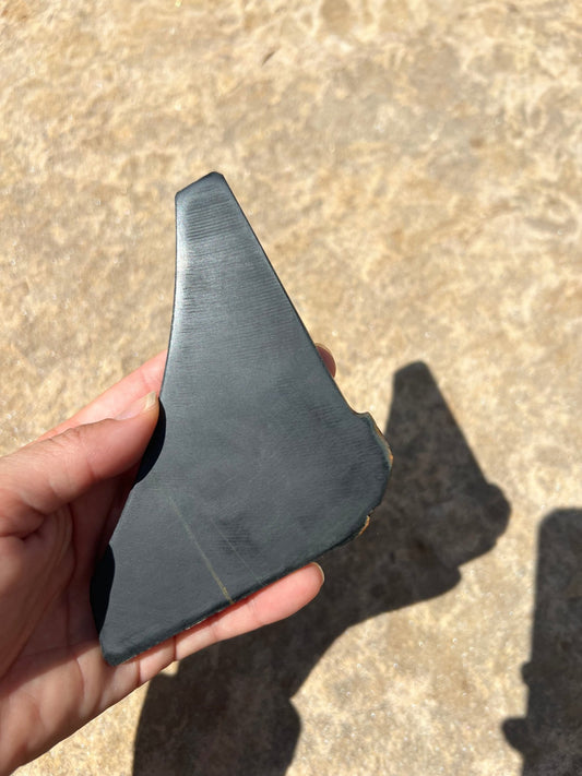 Australian Black Jade Slab 164g - Purple Door Alchemy