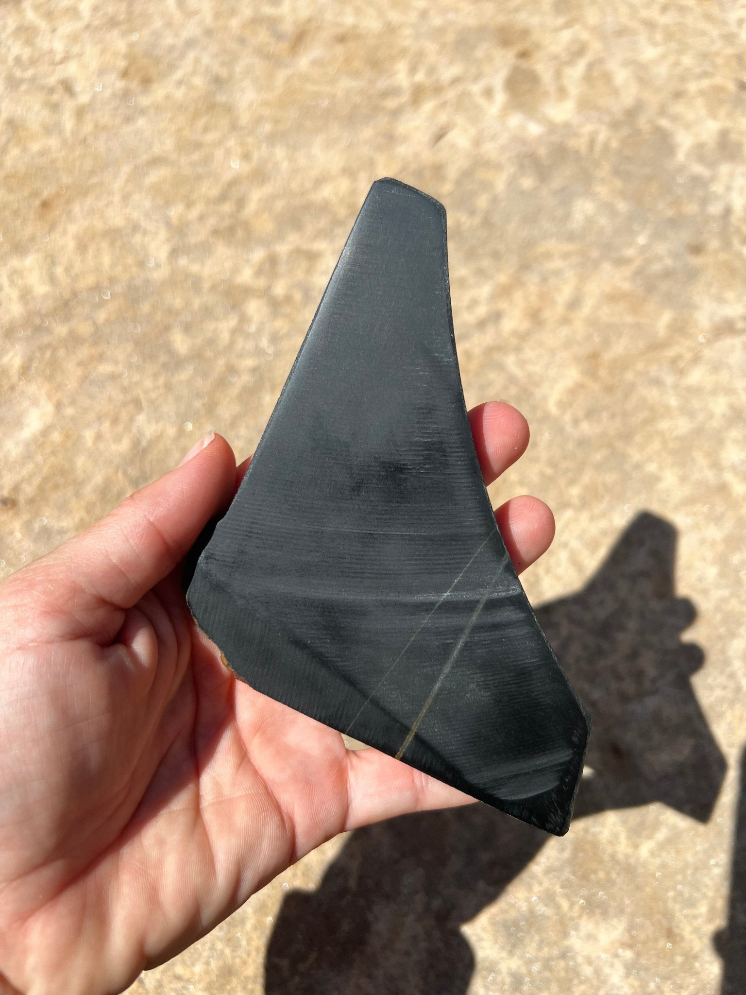 Australian Black Jade Slab 164g - Purple Door Alchemy