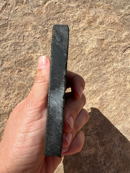 Australian Black Jade Slab 171g - Purple Door Alchemy