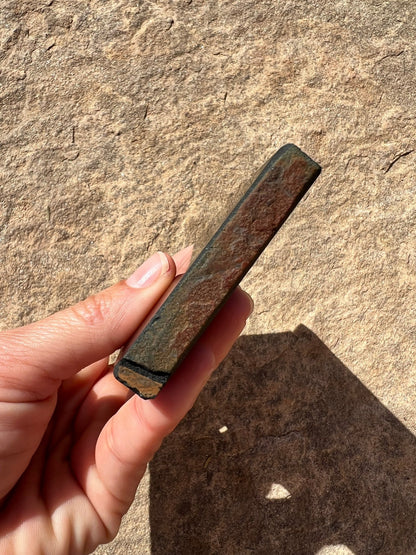 Australian Black Jade Slab 171g - Purple Door Alchemy