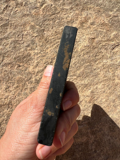 Australian Black Jade Slab 171g - Purple Door Alchemy