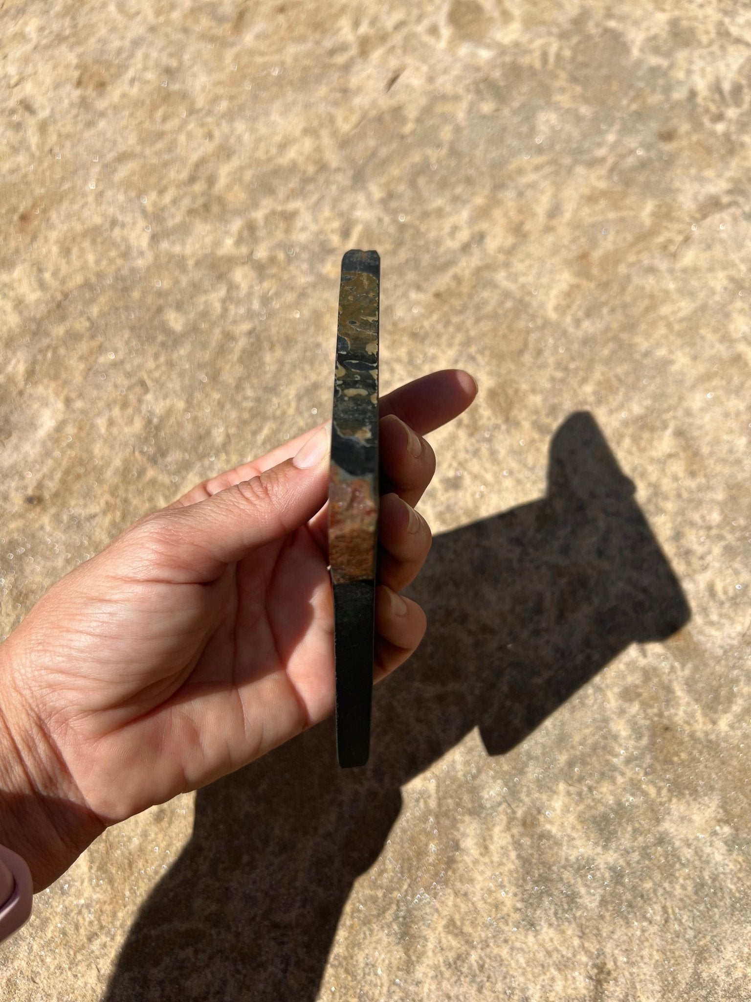 Australian Black Jade Slab 178g - Purple Door Alchemy